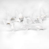 Maxbell 10pcs Mini Pigeon Animal Bird Model Miniature Doll House Fairy Home Decor L
