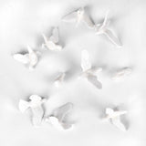 Maxbell 10pcs Mini Pigeon Animal Bird Model Miniature Doll House Fairy Home Decor L