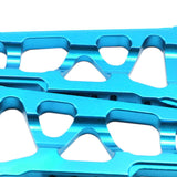 Maxbell Aluminum Front & Rear Suspension Arms Set for TRAXXAS SLASH 4x4 Light Blue