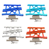 Maxbell Aluminum Front & Rear Suspension Arms Set for TRAXXAS SLASH 4x4 Light Blue