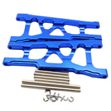 Maxbell Aluminum Front & Rear Suspension Arms Set for TRAXXAS SLASH 4x4 Dark Blue
