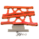 Maxbell Aluminum Front & Rear Suspension Arms Set for TRAXXAS SLASH 4x4 Red