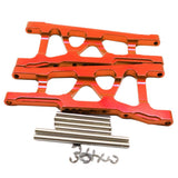 Maxbell Aluminum Front & Rear Suspension Arms Set for TRAXXAS SLASH 4x4 Red