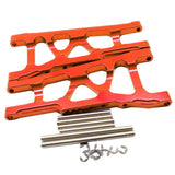Maxbell Aluminum Front & Rear Suspension Arms Set for TRAXXAS SLASH 4x4 Red