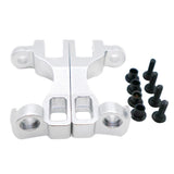 Maxbell Aluminum C-Hub Carrier for 1/10 Traxxas 4x4 Slash RC Short Truck Silver