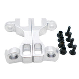 Maxbell Aluminum C-Hub Carrier for 1/10 Traxxas 4x4 Slash RC Short Truck Silver
