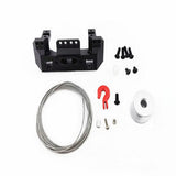 Maxbell RC Servo Mount Stand Holder & Trailer Chains with Hooks for 1/10 Car Black