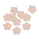 Maxbell 10x Wood Plum Blossom Natural Cutouts Shapes DIY Craft Embellishments 90mm