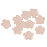 Maxbell 10x Wood Plum Blossom Natural Cutouts Shapes DIY Craft Embellishments 90mm