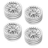 Max 4Pcs Aluminum Alloy 1.9 Beadlock Wheels Rims for 1/10 RC Crawler Accessory