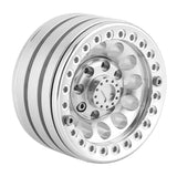 Max 4Pcs Aluminum Alloy 1.9 Beadlock Wheels Rims for 1/10 RC Crawler Accessory
