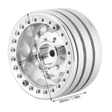 Max 4Pcs Aluminum Alloy 1.9 Beadlock Wheels Rims for 1/10 RC Crawler Accessory