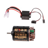Max 540 Brushed Electric Motor 35T 60A Brushed ESC Combo for 1/10 Axial RC4WD
