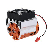 Max 540 550 Motor Heat Sink with Cooling Fan for 1/10 RC Model Car Buggy Crawler