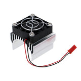 Max 380 390 Motor Heat Sink with Cooling Fan for 1/10 RC Model Car Buggy Crawler
