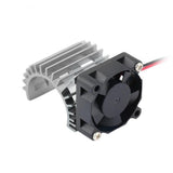 Max 380 390 Motor Heat Sink with Cooling Fan for 1/10 RC Model Car Buggy Crawler