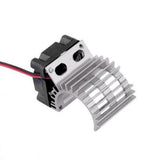 Max 380 390 Motor Heat Sink with Cooling Fan for 1/10 RC Model Car Buggy Crawler