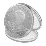 Maxbell 2019 50th Anniversary Moon Landing Commemorative Coin Souvenir Silver