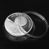 Maxbell 2019 50th Anniversary Moon Landing Commemorative Coin Souvenir Silver