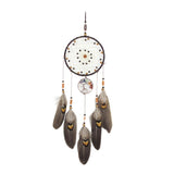 Max Handmade Dream Catcher Circular with Feather Wall Hanging Decor Ornament
