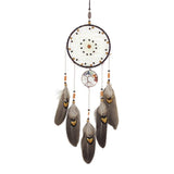 Max Handmade Dream Catcher Circular with Feather Wall Hanging Decor Ornament