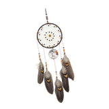 Max Handmade Dream Catcher Circular with Feather Wall Hanging Decor Ornament