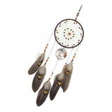 Max Handmade Dream Catcher Circular with Feather Wall Hanging Decor Ornament