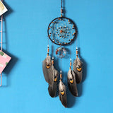 Max Handmade Dream Catcher Circular with Feather Wall Hanging Decor Ornament