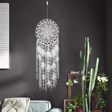 Max Handmade Large Dream Catcher White Feather Wall Hanging Wedding Decor