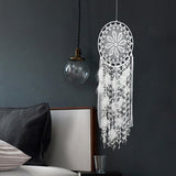 Max Handmade Large Dream Catcher White Feather Wall Hanging Wedding Decor