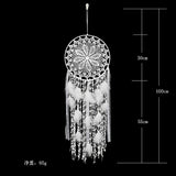Max Handmade Large Dream Catcher White Feather Wall Hanging Wedding Decor