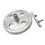 Max Metal RC Center Reduction Gear 62T for WLtoys 1/12 12428 Silver Acessories