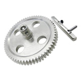 Max Metal RC Center Reduction Gear 62T for WLtoys 1/12 12428 Silver Acessories