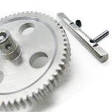 Max Metal RC Center Reduction Gear 62T for WLtoys 1/12 12428 Silver Acessories