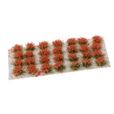 Max Miniature Flower Vegetation Groups Military Model Stage DIY Material Orange