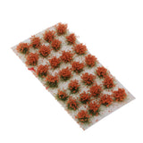 Max Miniature Flower Vegetation Groups Military Model Stage DIY Material Orange