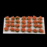 Max Miniature Flower Vegetation Groups Military Model Stage DIY Material Orange