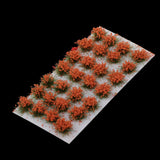 Max Miniature Flower Vegetation Groups Military Model Stage DIY Material Orange