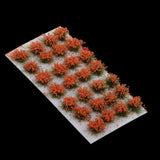 Max Miniature Flower Vegetation Groups Military Model Stage DIY Material Orange