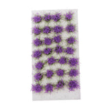 Max Miniature Flower Vegetation Groups Military Model Stage DIY Material, Purple