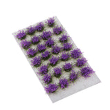 Max Miniature Flower Vegetation Groups Military Model Stage DIY Material, Purple