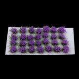Max Miniature Flower Vegetation Groups Military Model Stage DIY Material, Purple