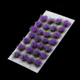 Max Miniature Flower Vegetation Groups Military Model Stage DIY Material, Purple