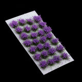 Max Miniature Flower Vegetation Groups Military Model Stage DIY Material, Purple