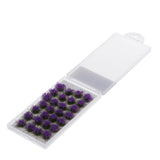 Max Miniature Flower Vegetation Groups Military Model Stage DIY Material, Purple