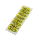Max Miniature Flower Vegetation Groups Military Model Stage DIY Material Yellow
