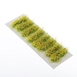Max Miniature Flower Vegetation Groups Military Model Stage DIY Material Yellow