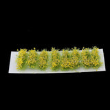 Max Miniature Flower Vegetation Groups Military Model Stage DIY Material Yellow