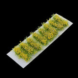Max Miniature Flower Vegetation Groups Military Model Stage DIY Material Yellow