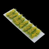 Max Miniature Flower Vegetation Groups Military Model Stage DIY Material Yellow